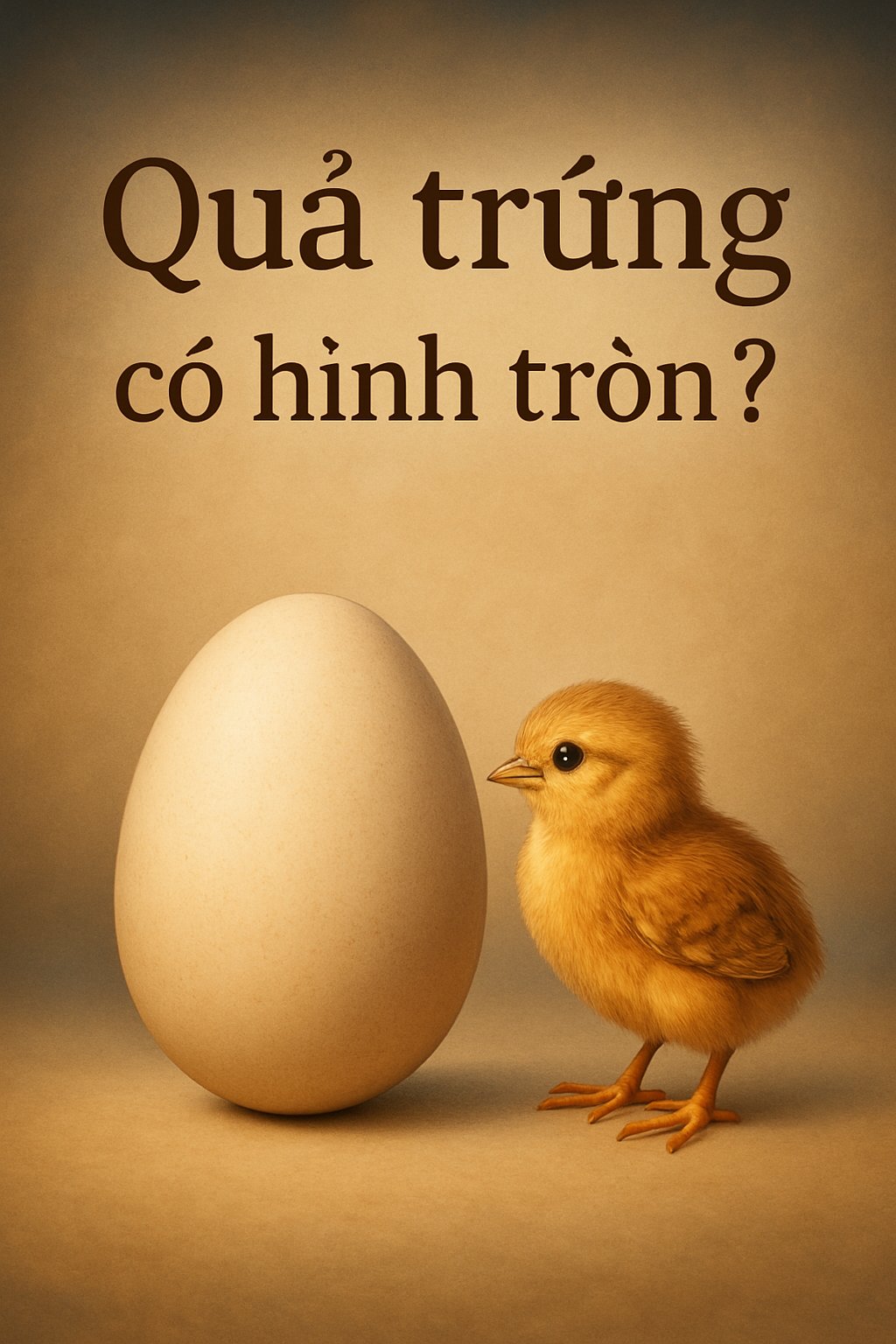 Quả trứng có hình tròn?