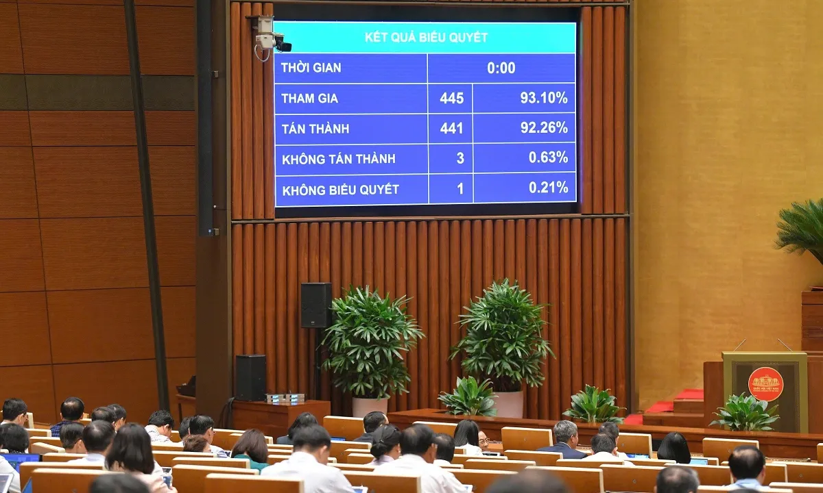 Voting Results on the Law on Digital Technology Industry on June 14, 2025
