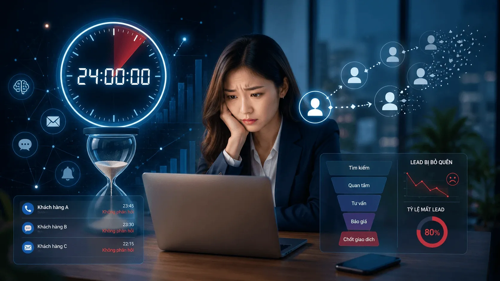 24 giờ im lặng: khoảng thời gian khiến phần lớn lead bất động sản "bay màu"