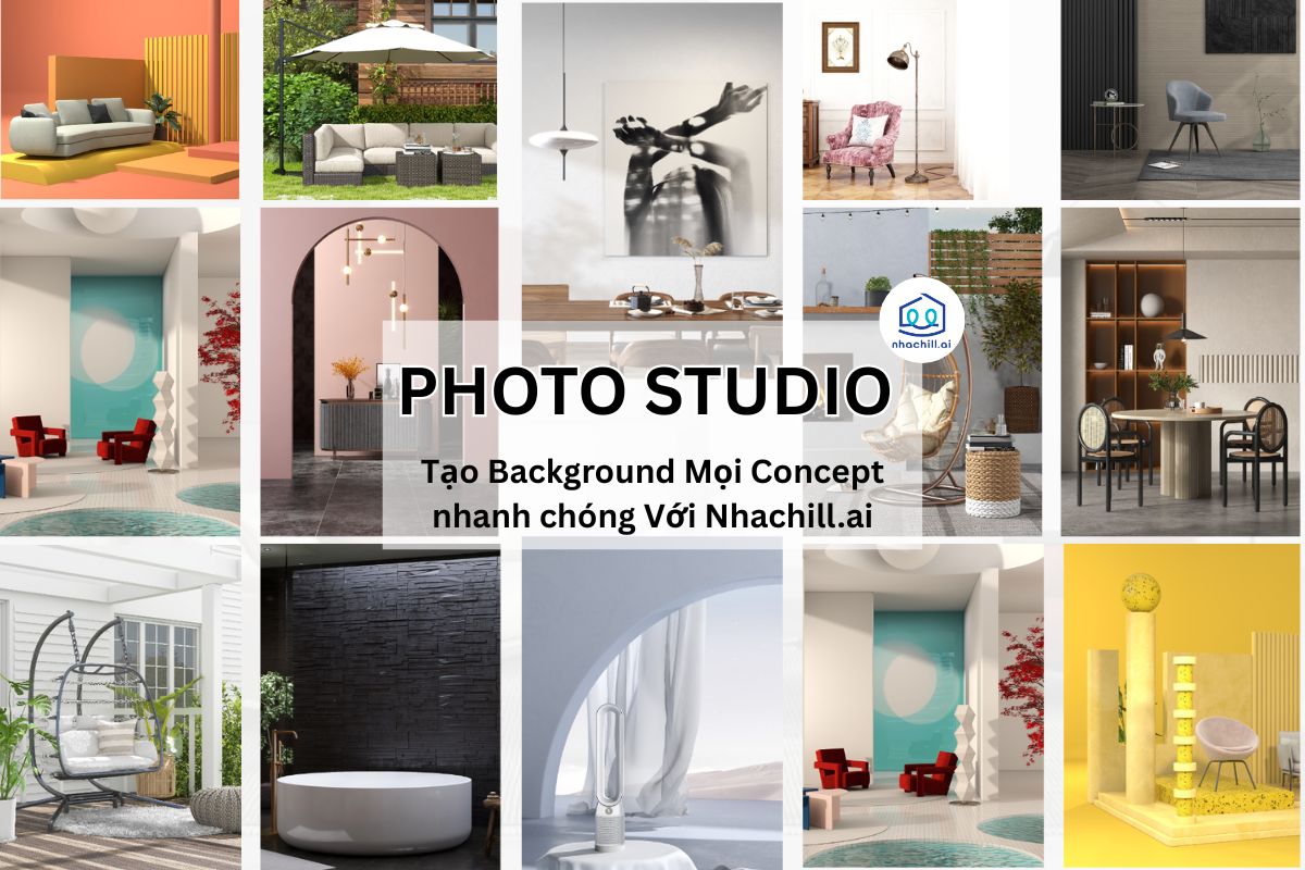 PHOTO STUDIO 3D – The Ultimate Solution for Creating Any Background Concept in Seconds with Nhachill.ai