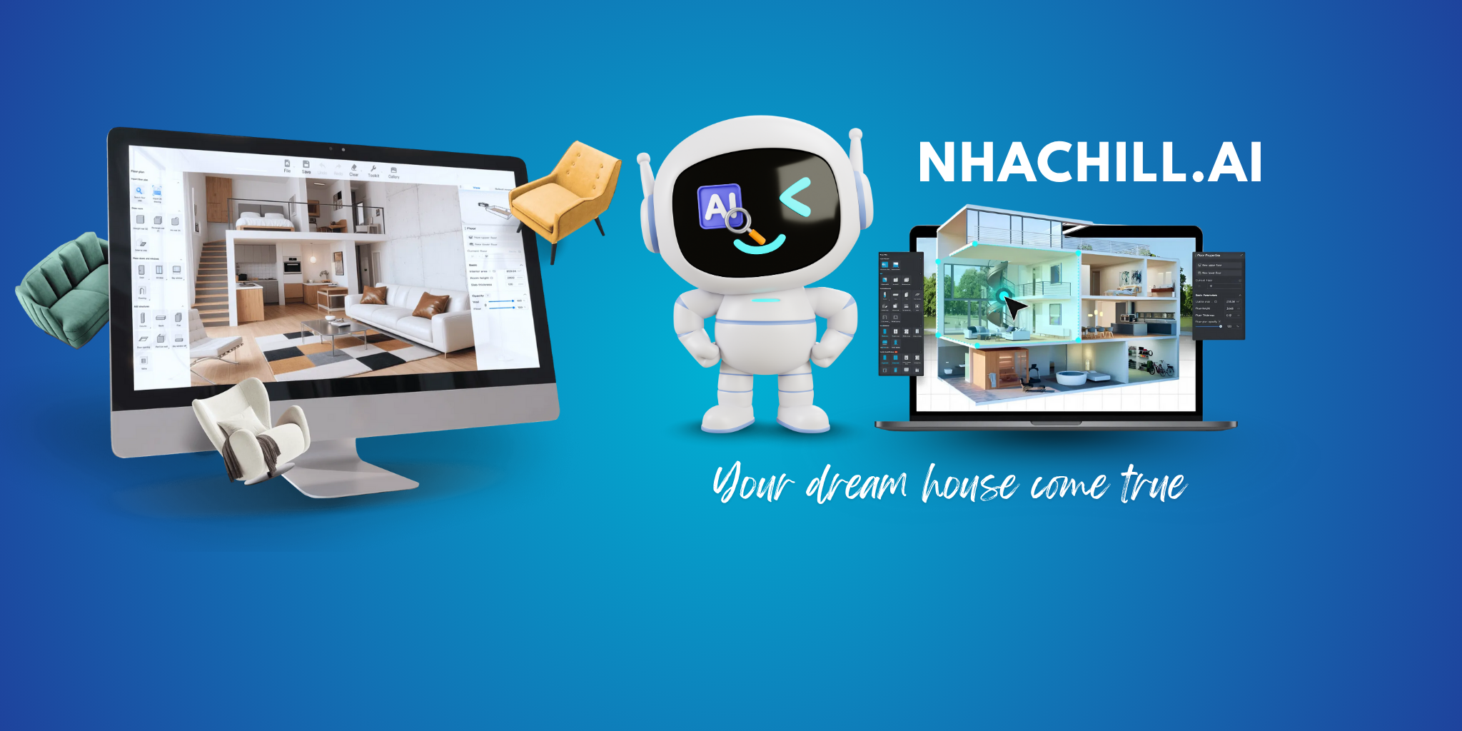 Nhachill.ai: Giải Pháp Toàn Diện Tối Ưu Hóa Thiết Kế và Sản Xuất Nội Thất Bằng AI