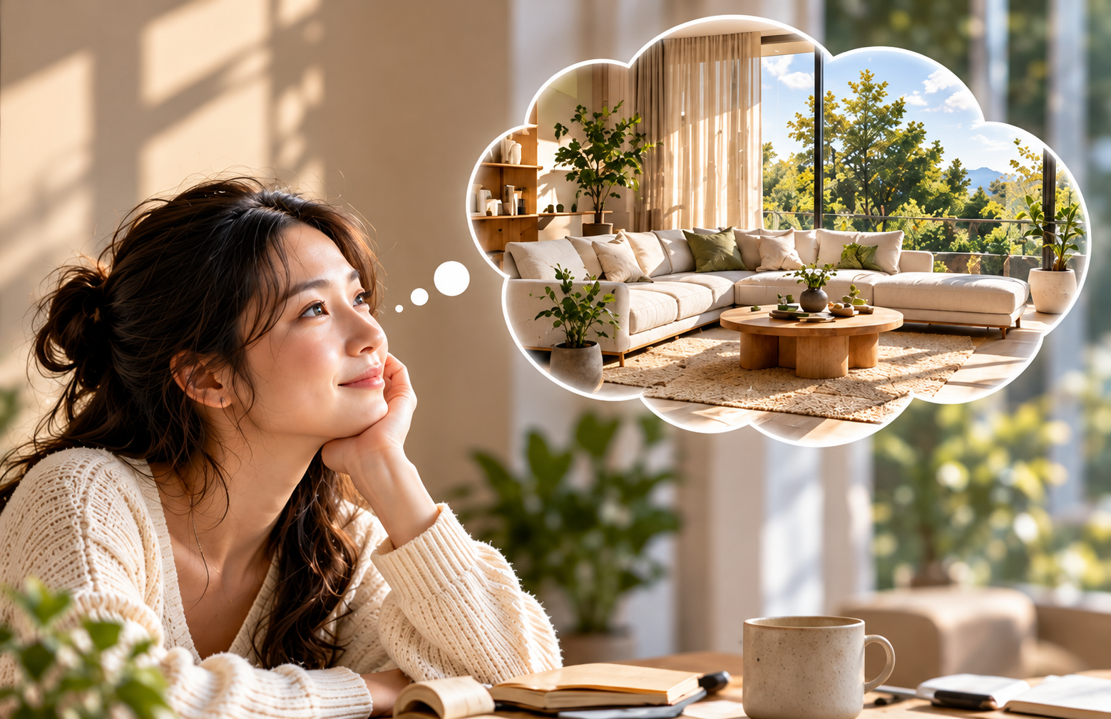 thiết kế nội thất bằng AI