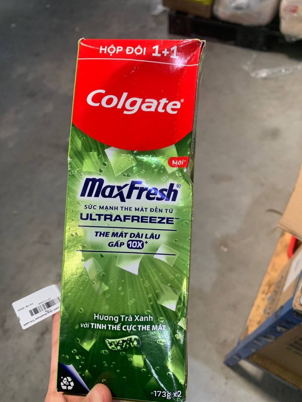 Bộ đôi kem đánh răng Maxfresh Trà xanh 173g