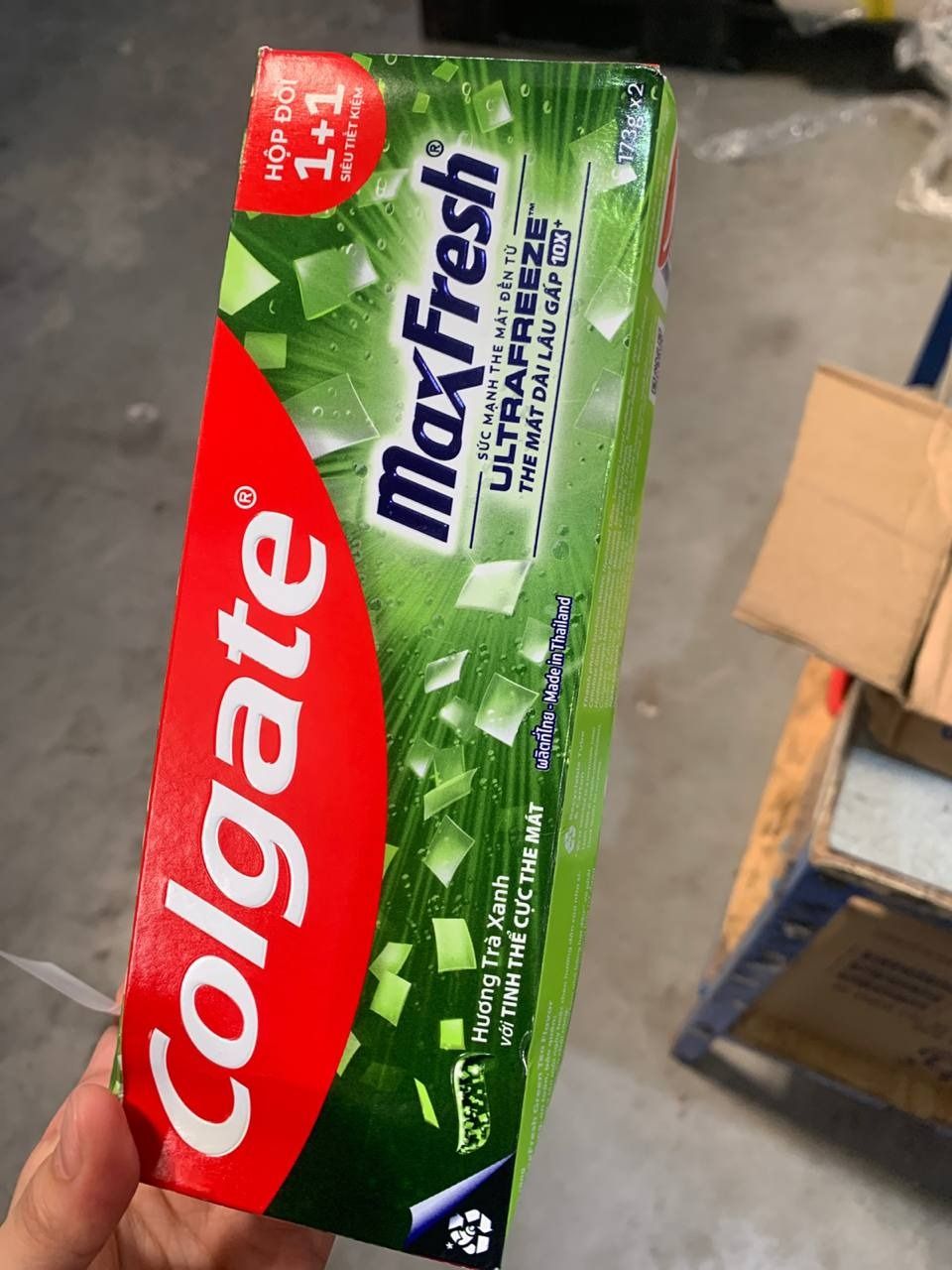 Bộ đôi kem đánh răng Maxfresh Trà xanh 173g