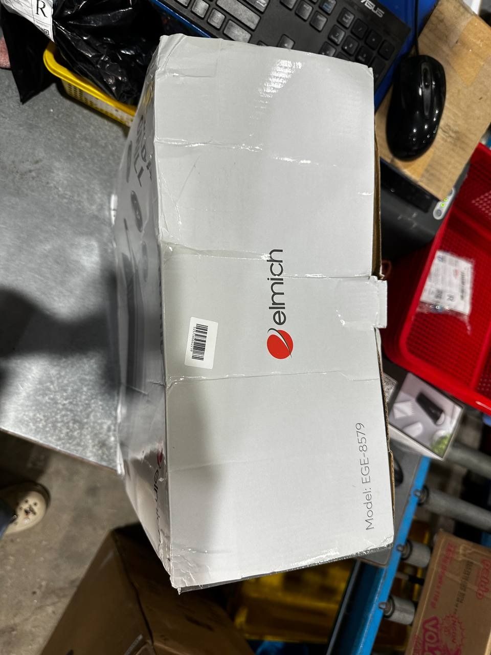 Vỉ nướng điện gấp gọn Elmich EGE-8579 - Hàng Chính Hãng