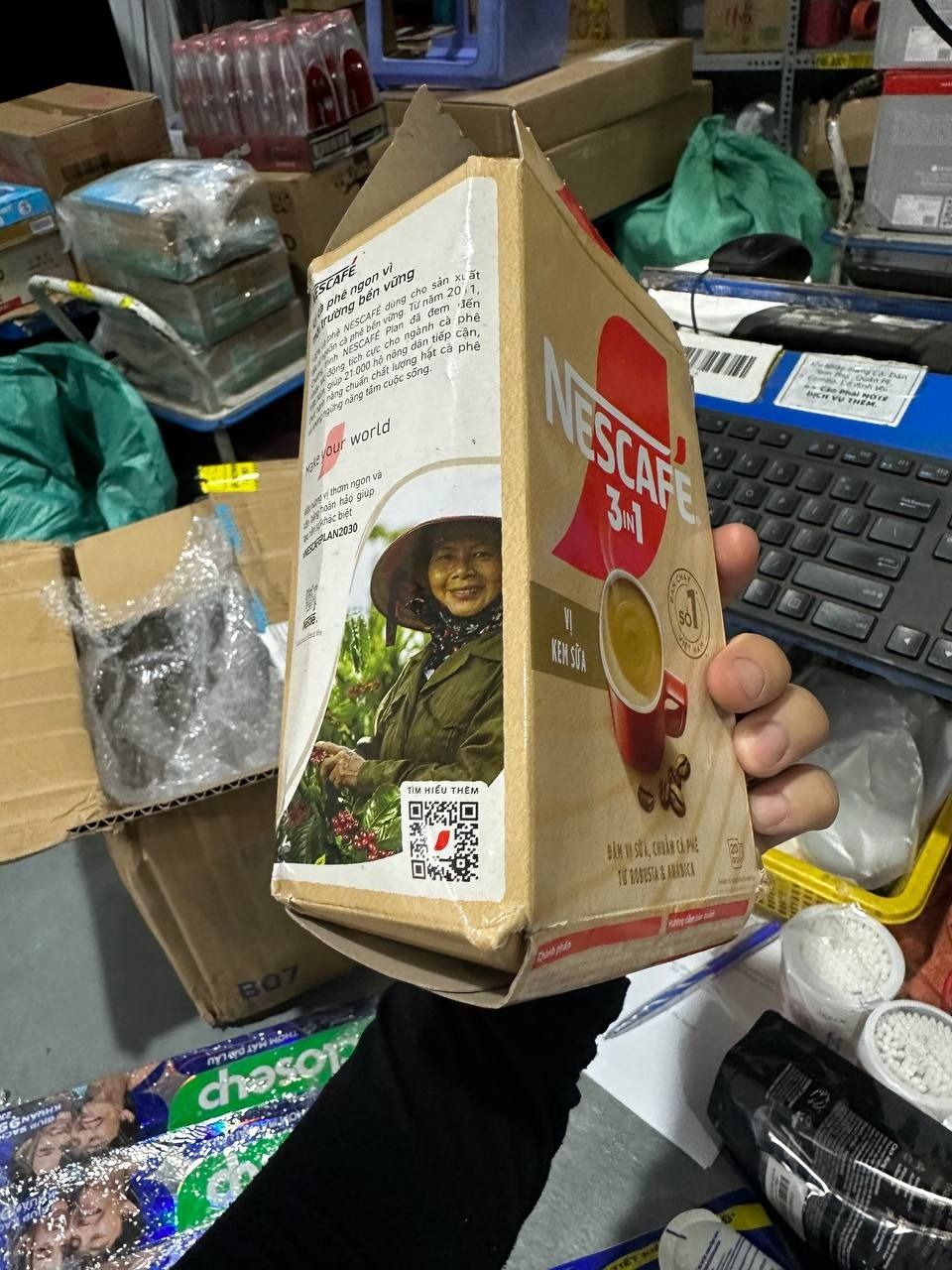 Cà phê hòa tan NESCAFÉ 3in1 Vị Kem Sữa