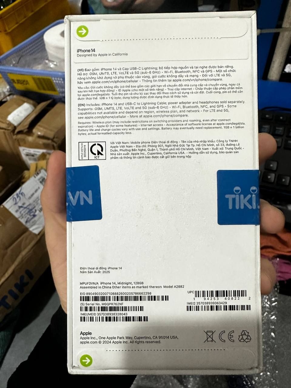 Apple iPhone 14 128GB Đen