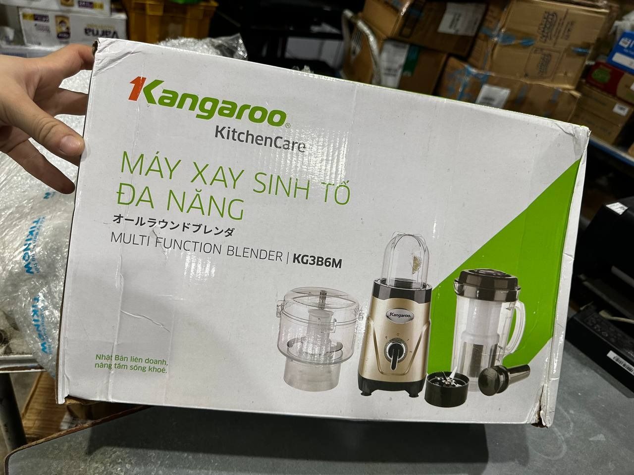 Máy Xay Sinh Tố Đa Năng Kangaroo KG3B6M - Hàng chính hãng
