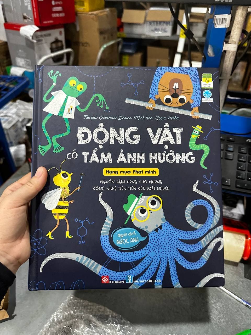 Sách Động vật có tầm ảnh hưởng - Hạng mục: Phát minh - Nguồn cảm hứng cho những công nghệ tiên tiến của loài người