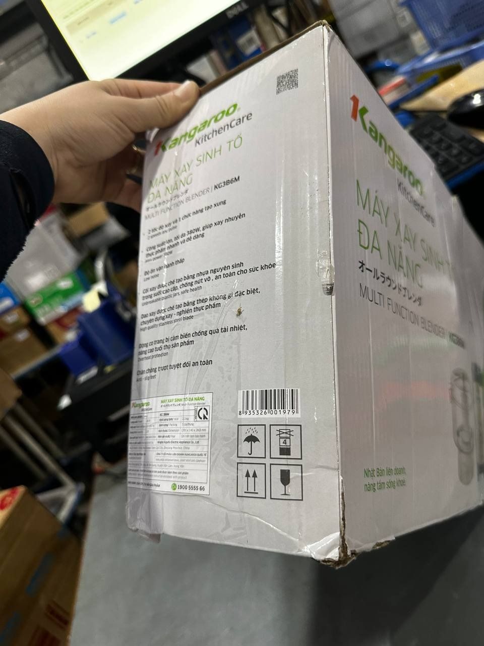 Máy Xay Sinh Tố Đa Năng Kangaroo KG3B6M - Hàng chính hãng
