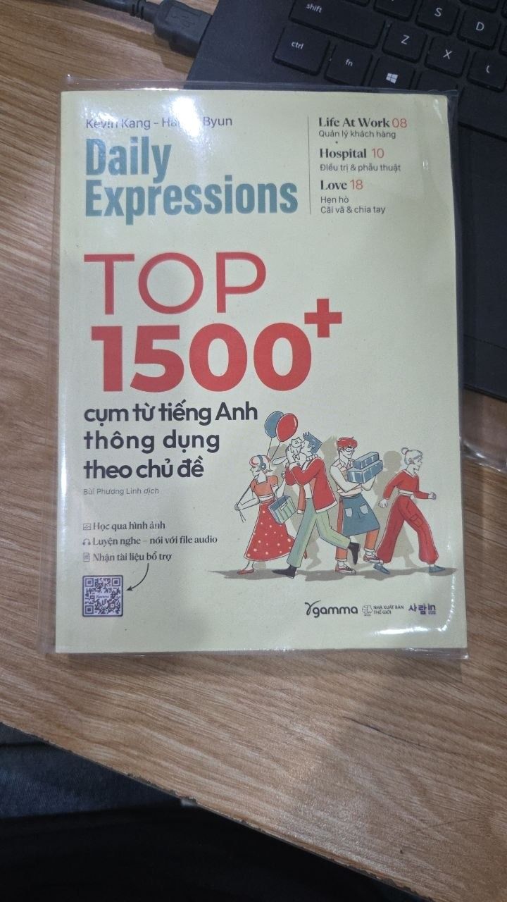 Sách Top 1500+ Cụm Từ Tiếng Anh Thông Dụng Theo Chủ Đề