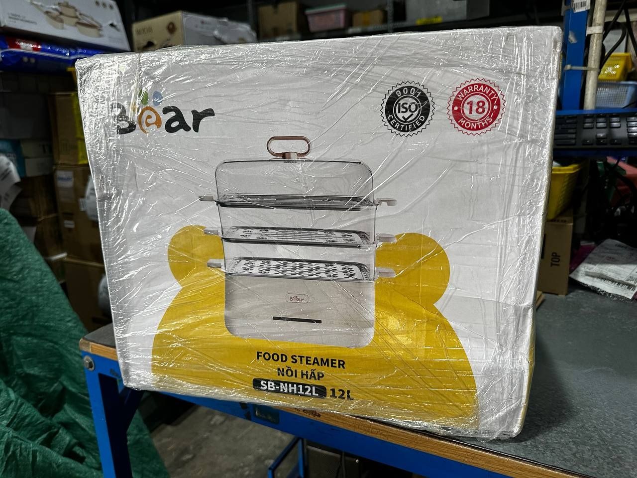 Nồi hấp 12 lít Bear SB-NH12L - Hàng Chính Hãng