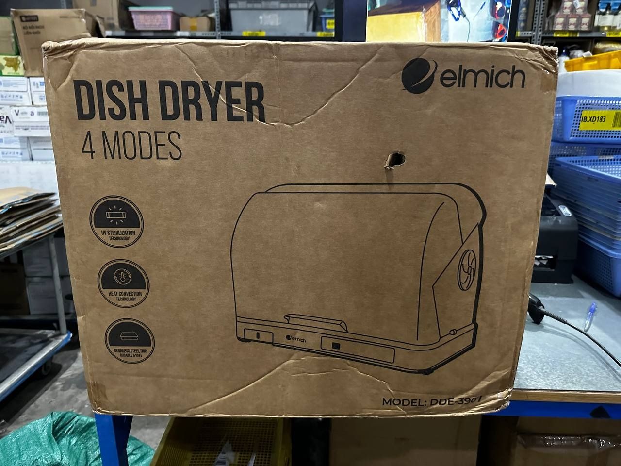 Máy sấy bát Elmich DDE-3907 - Hàng chính hãng