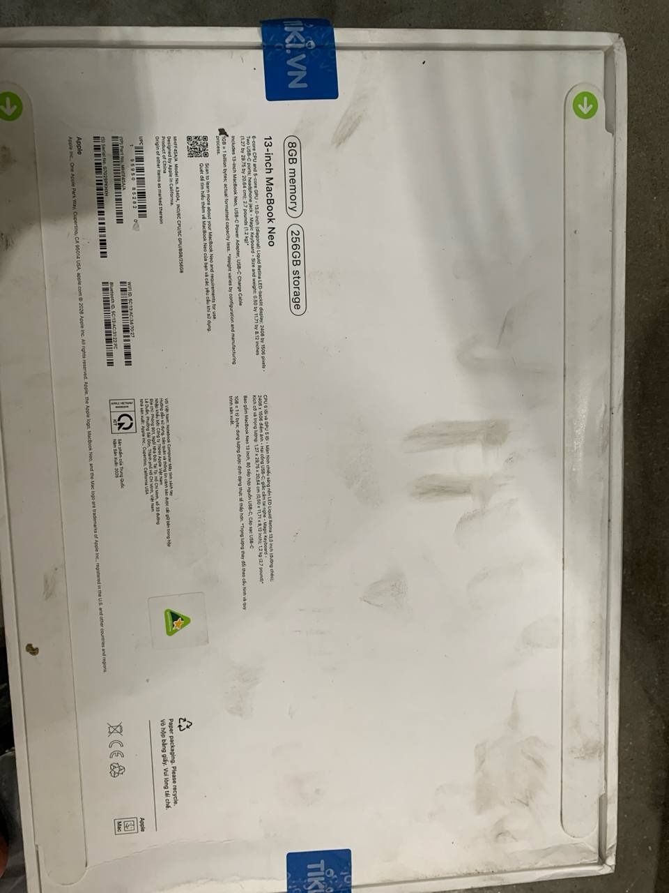 MacBook Neo A18 Pro - Xanh Indigo - 8GB / 256GB