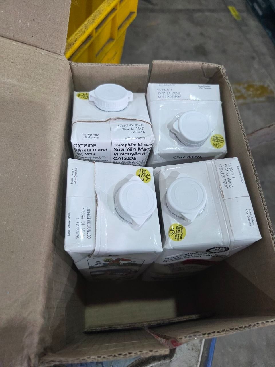 Thùng 6 hộp Sữa yến mạch OATSIDE vị nguyên bản Barista Blend 1L