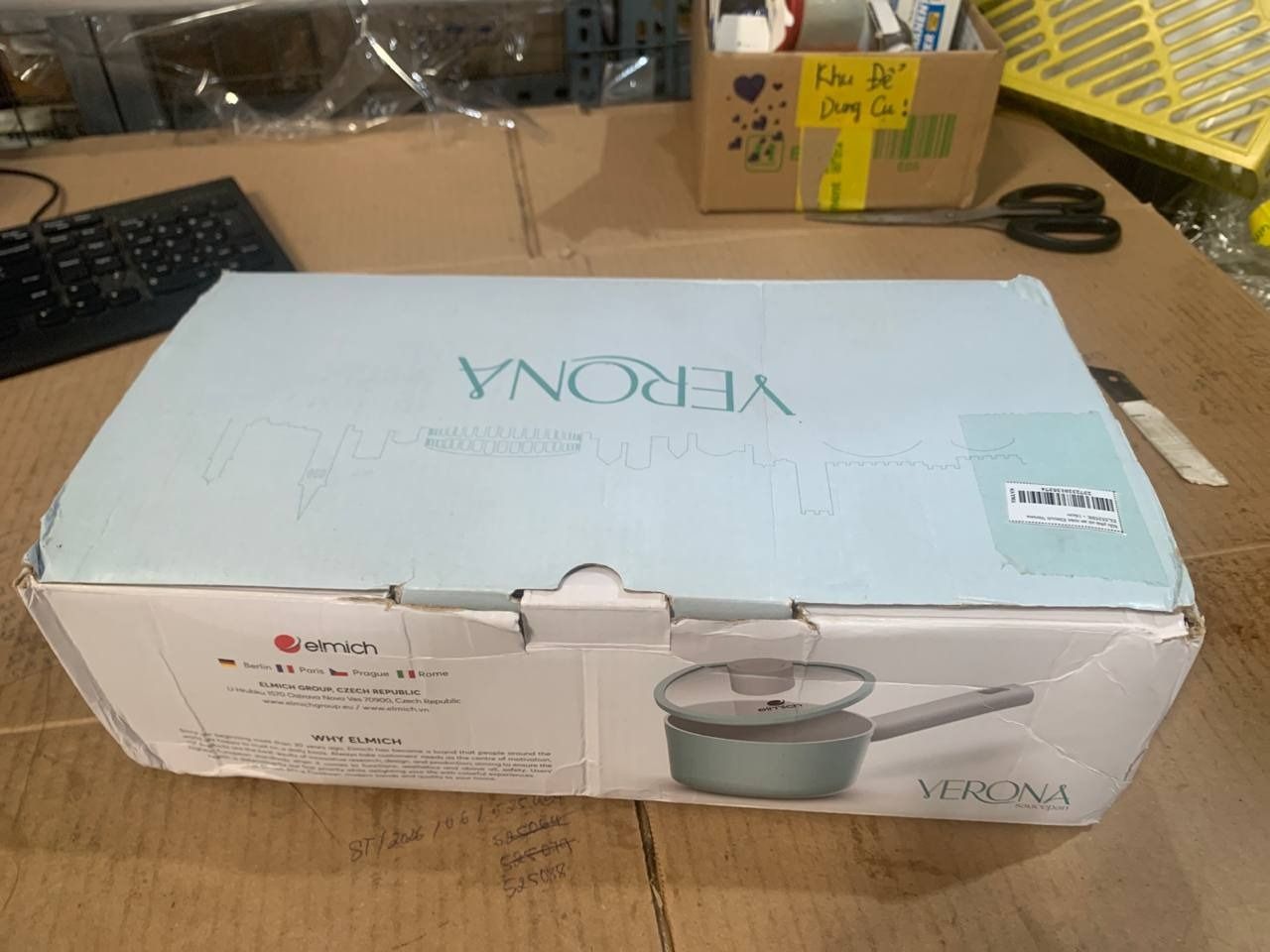 Nồi phủ sứ an toàn Elmich Verona EL5525SK - 16cm