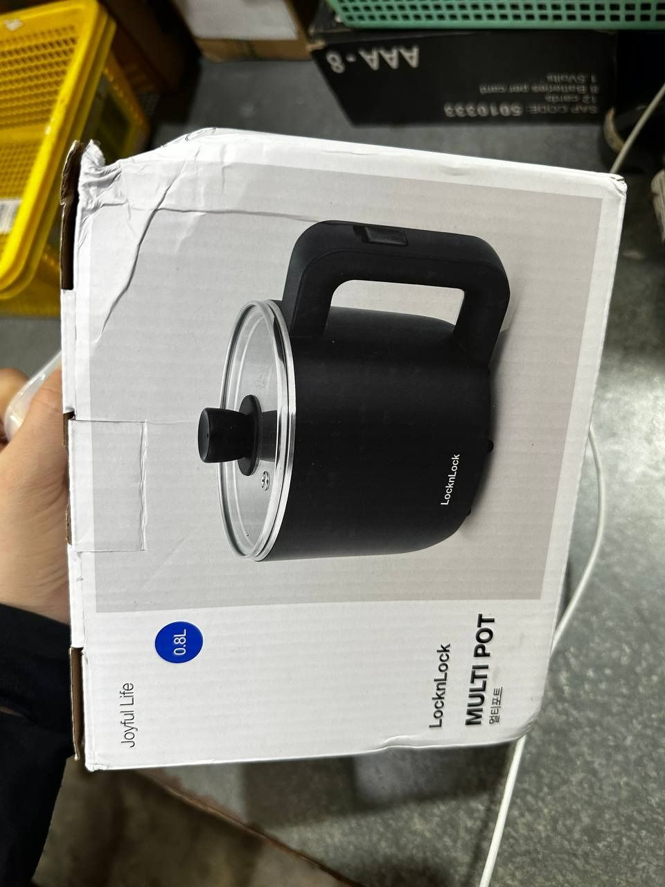 Nồi Điện Đa Năng Lock&Lock EJP116BLK (0.8 Lít) - Hàng Chính Hãng