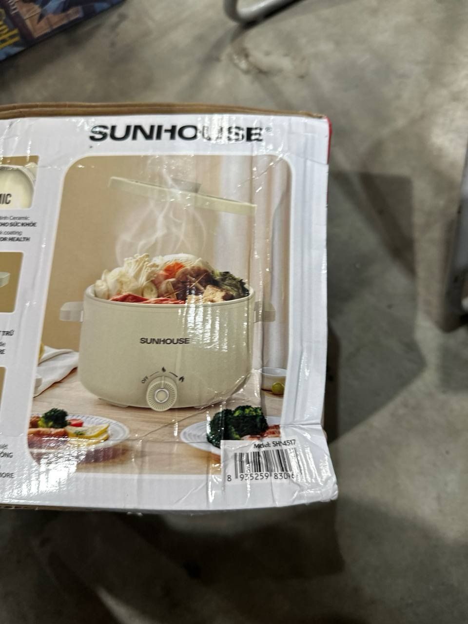Lẩu điện mini đa năng Sunhouse SHD4516, SHD4517 - Đa năng 4in1 - Lòng nồi inox 304 - Tích hợp tay cầm - Gia nhiệt trực tiếp - Hàng chính hãng - SHD4517 (2L)