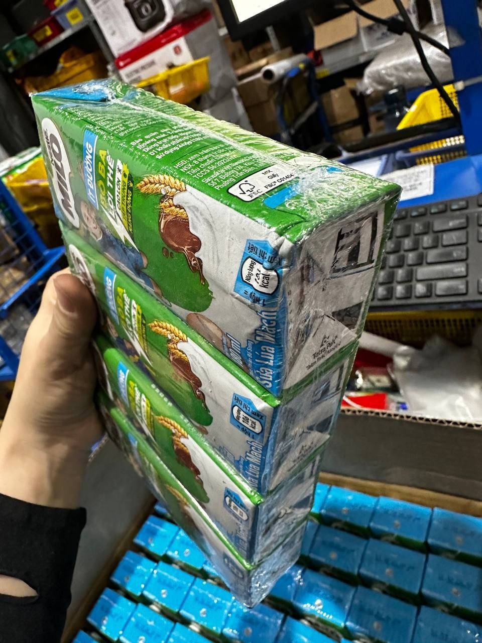 Thùng 48 Hộp Sữa Nestlé Milo Ít Đường (180ml/ Hộp)