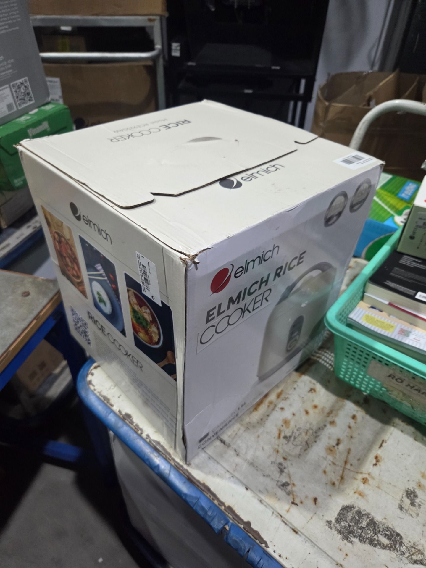 Nồi cơm điện Elmich 1.8L RCE9250, Công nghệ ủ nhiệt 3D - Hàng chính hãng - Màu Trắng
