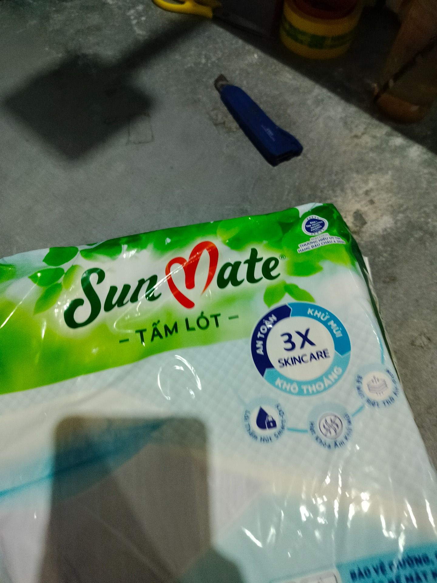 Combo 3 Tấm lót SunMate cải tiến mới 20 miếng/gói size M (45 x 70cm)