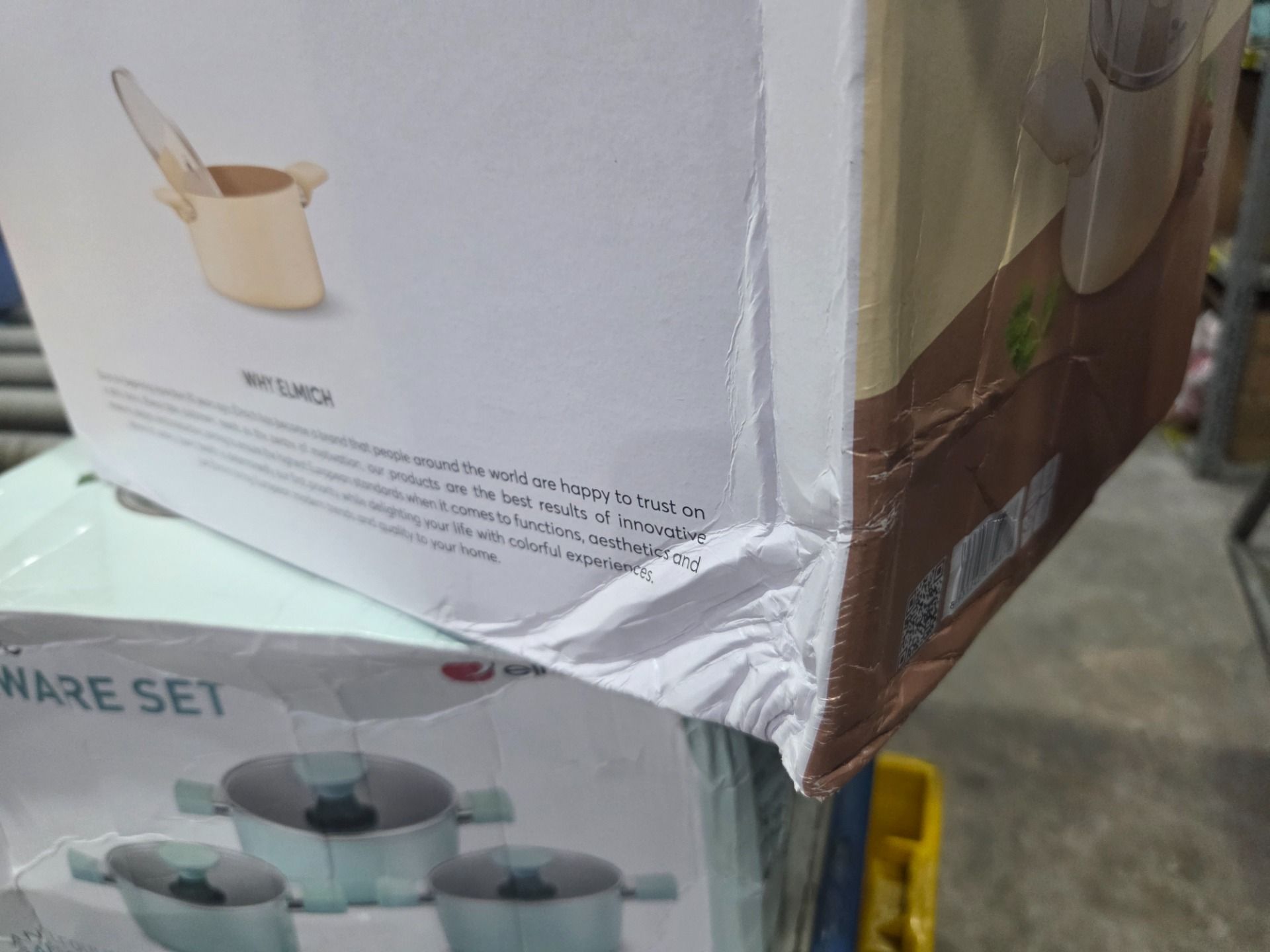 Bộ nồi chống dính Ceramic Elmich Mocha EL5248MC01 Size 18, 20, 24cm