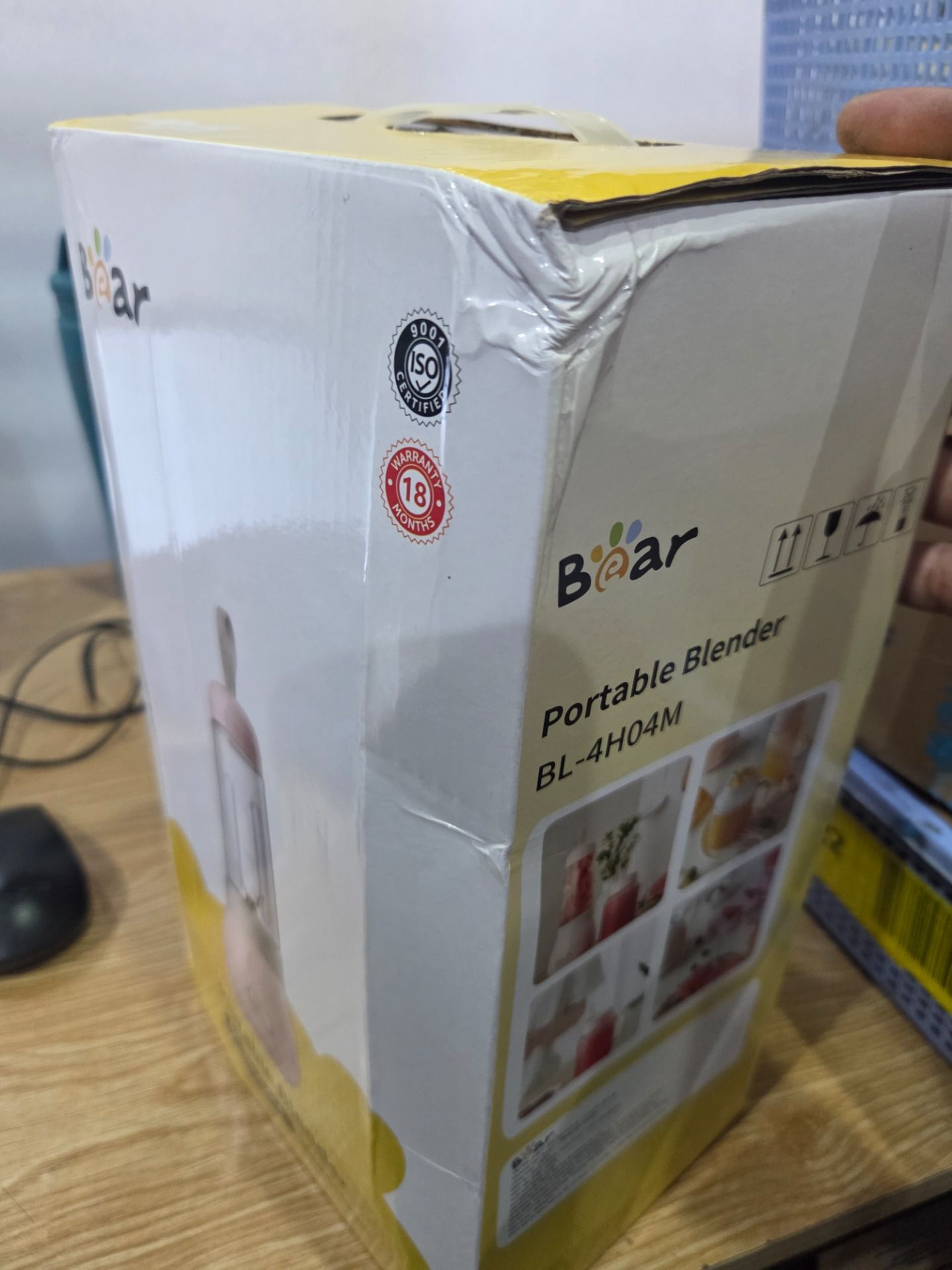 Máy xay sinh tố Bear LLJ-C04W1 (BL-4H04M) 150W Hàng chính hãng Màu Hồng