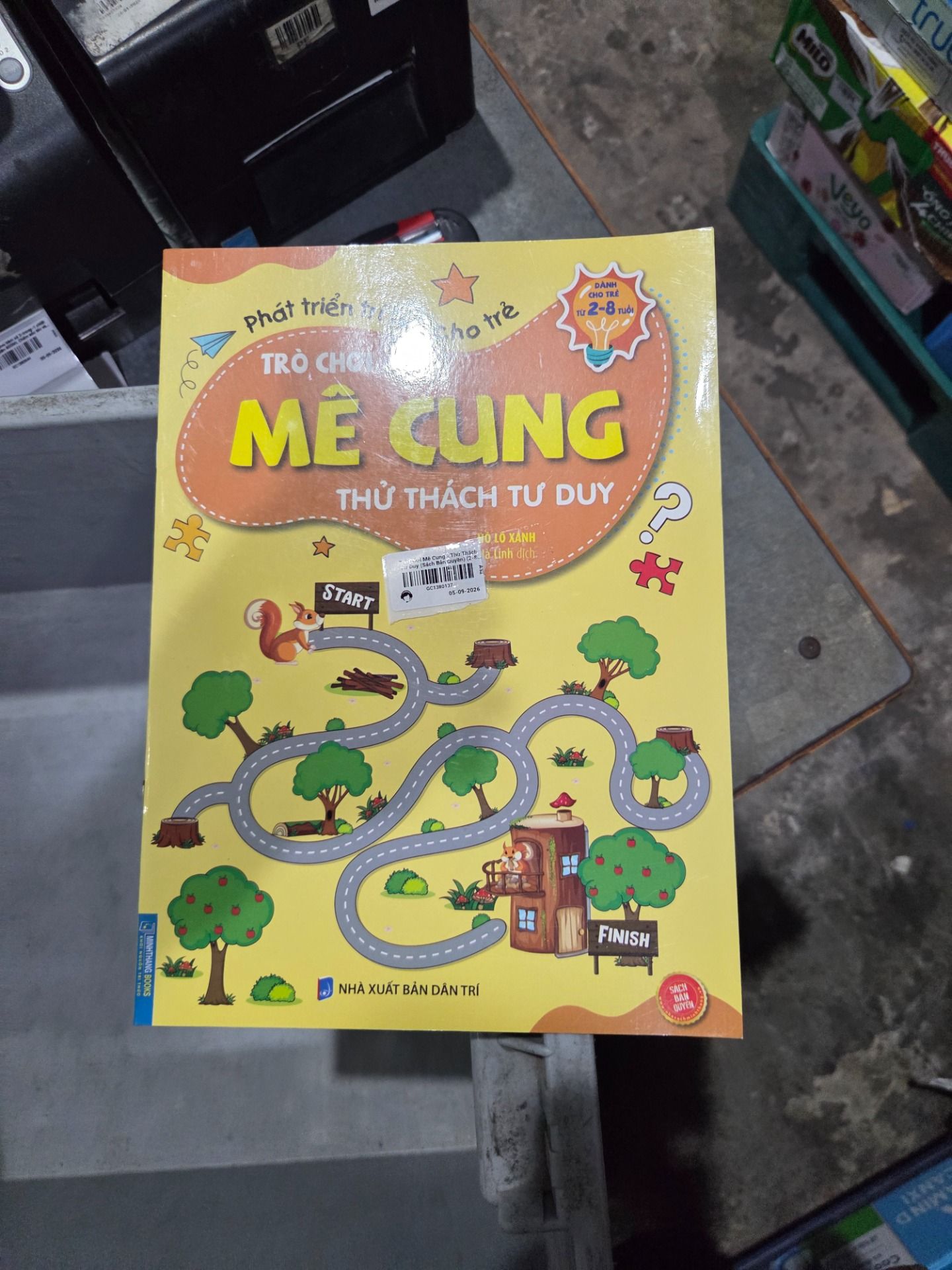 Trò Chơi Mê Cung - Thử Thách Tư Duy (Sách Bản Quyền) (2-8 Tuổi)