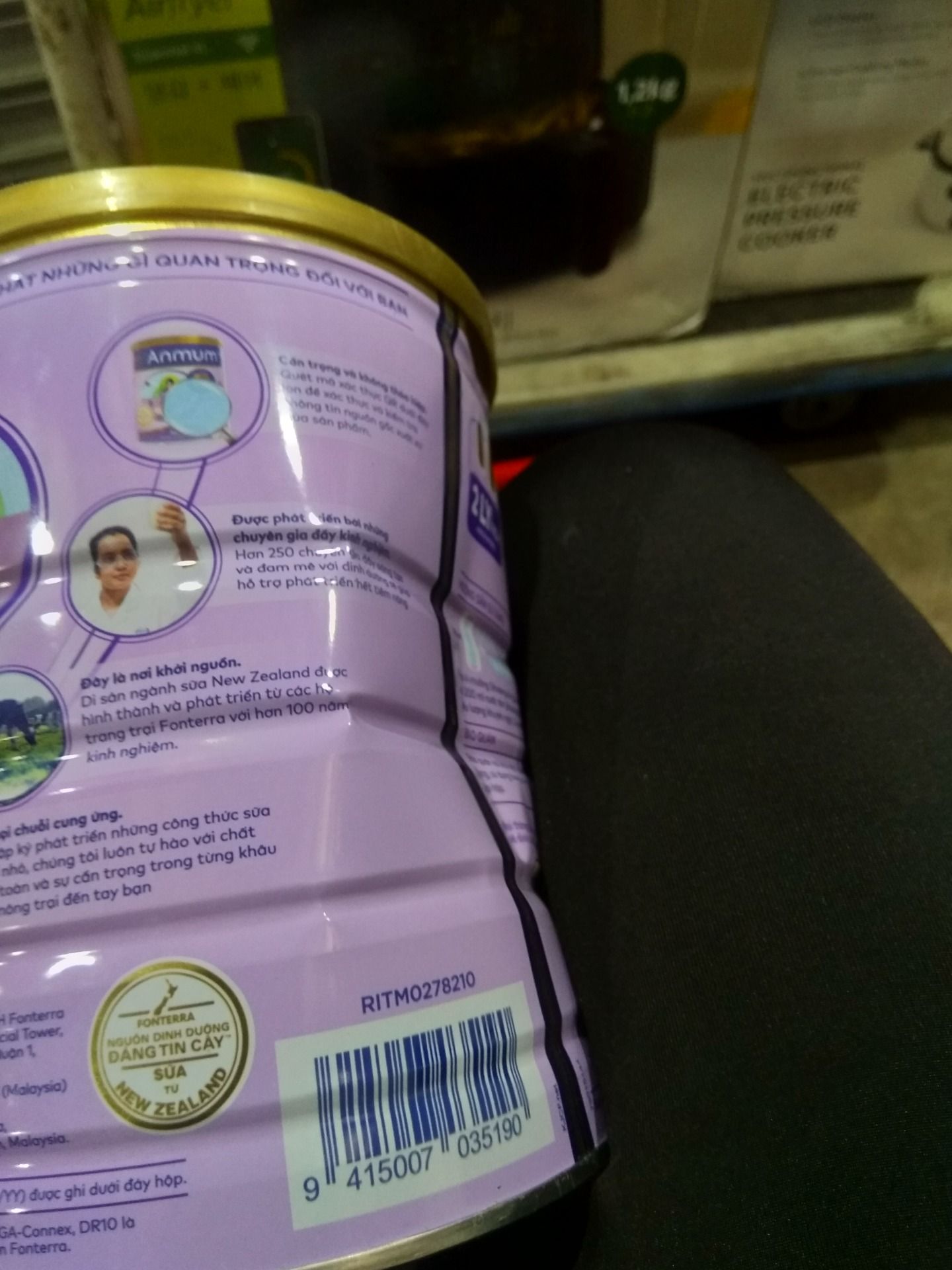 Sữa Bột Dành Cho Mẹ Bầu Anmum Materna Hương Chocolate 800g