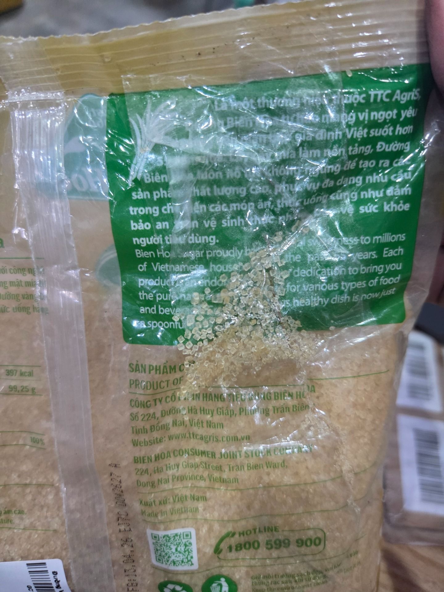 Đường Vàng Cô Ba 1kg