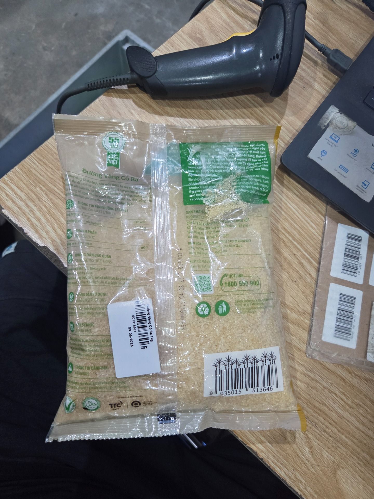 Đường Vàng Cô Ba 1kg