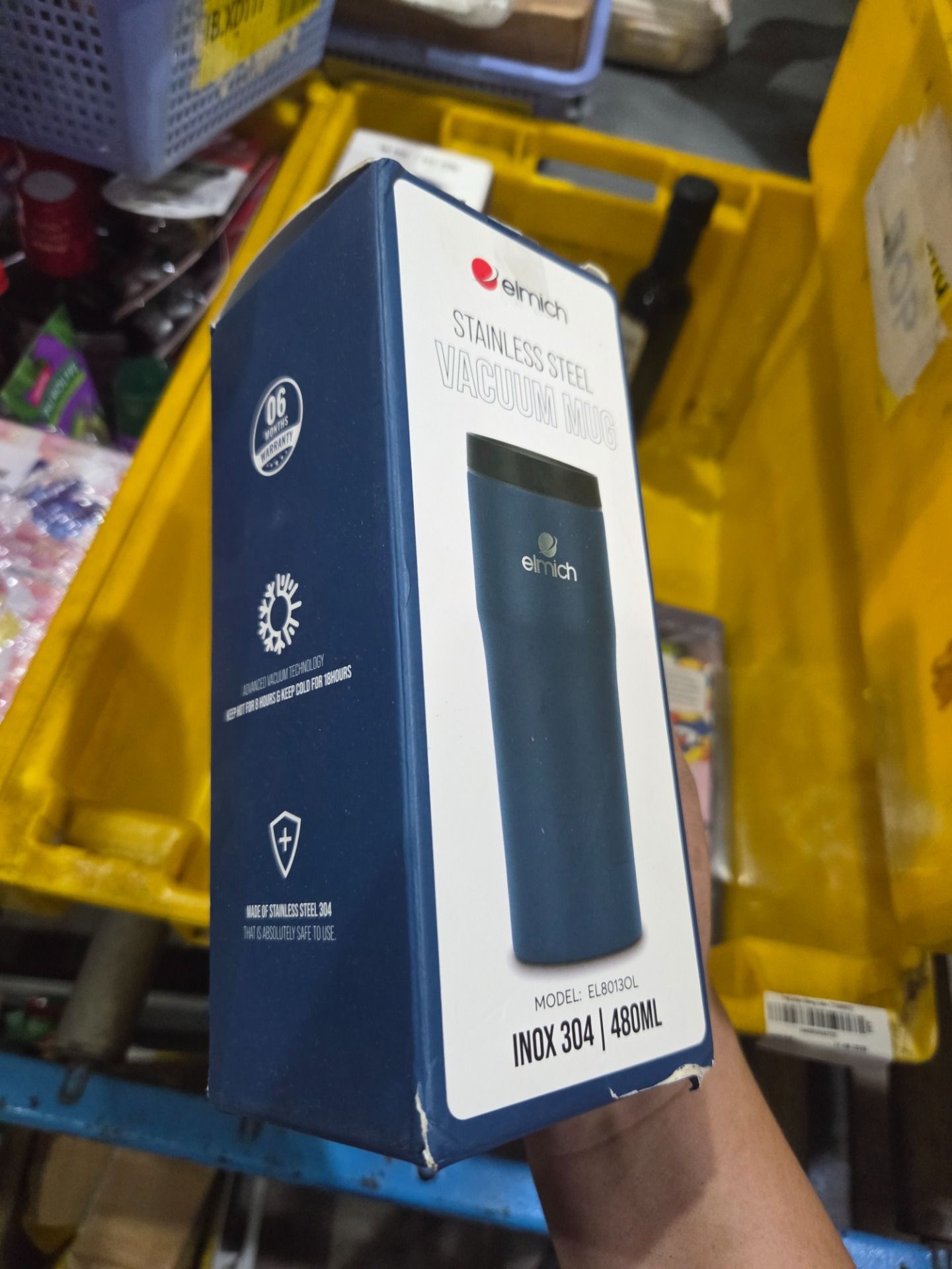 Bình giữ nhiệt inox 304 Elmich EL-8013OL dung tích 480ml