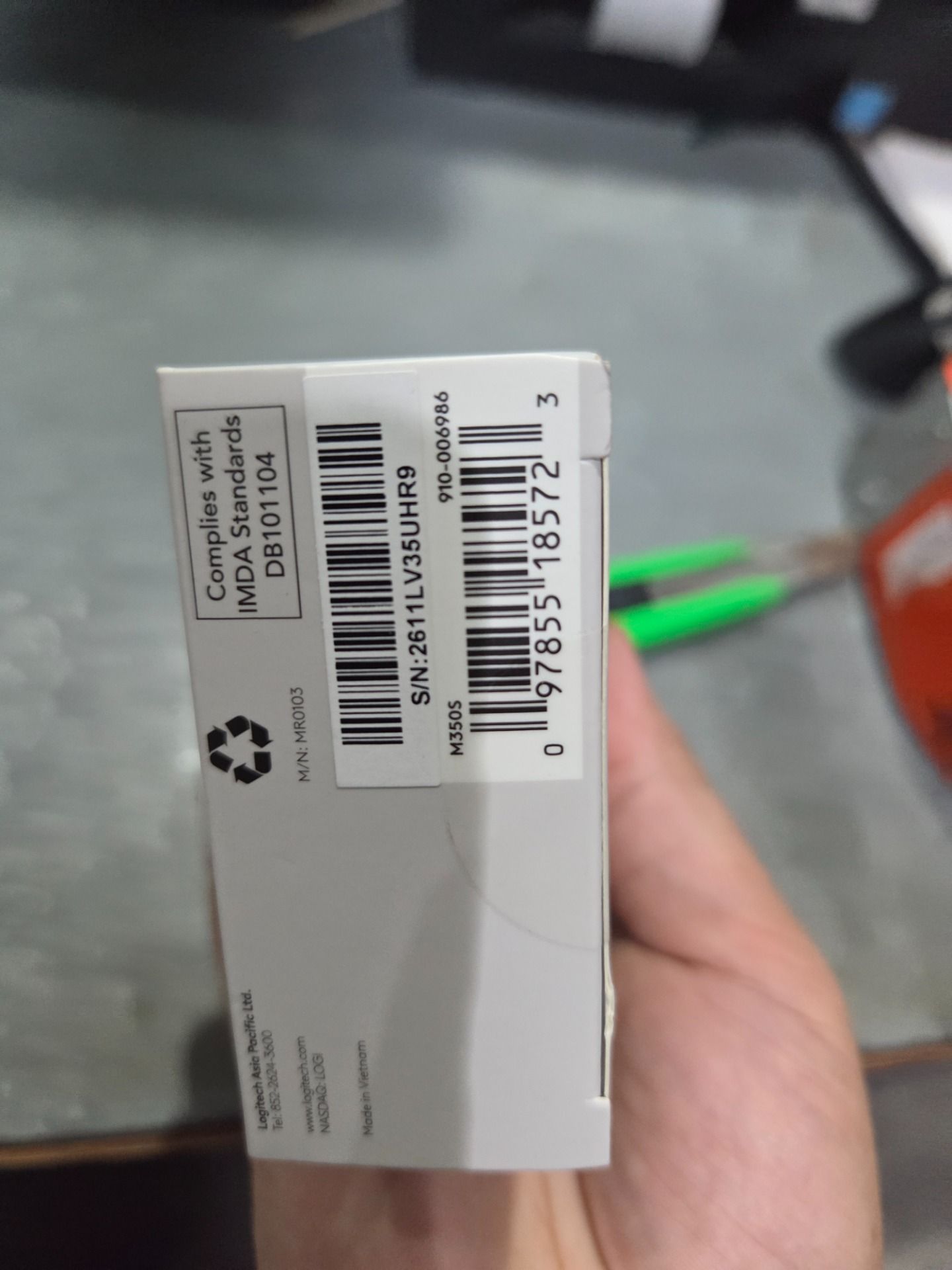 Chuột Bluetooth Logitech Pebble Mouse 2 M350s - Hàng chính hãng - Trắng (White)