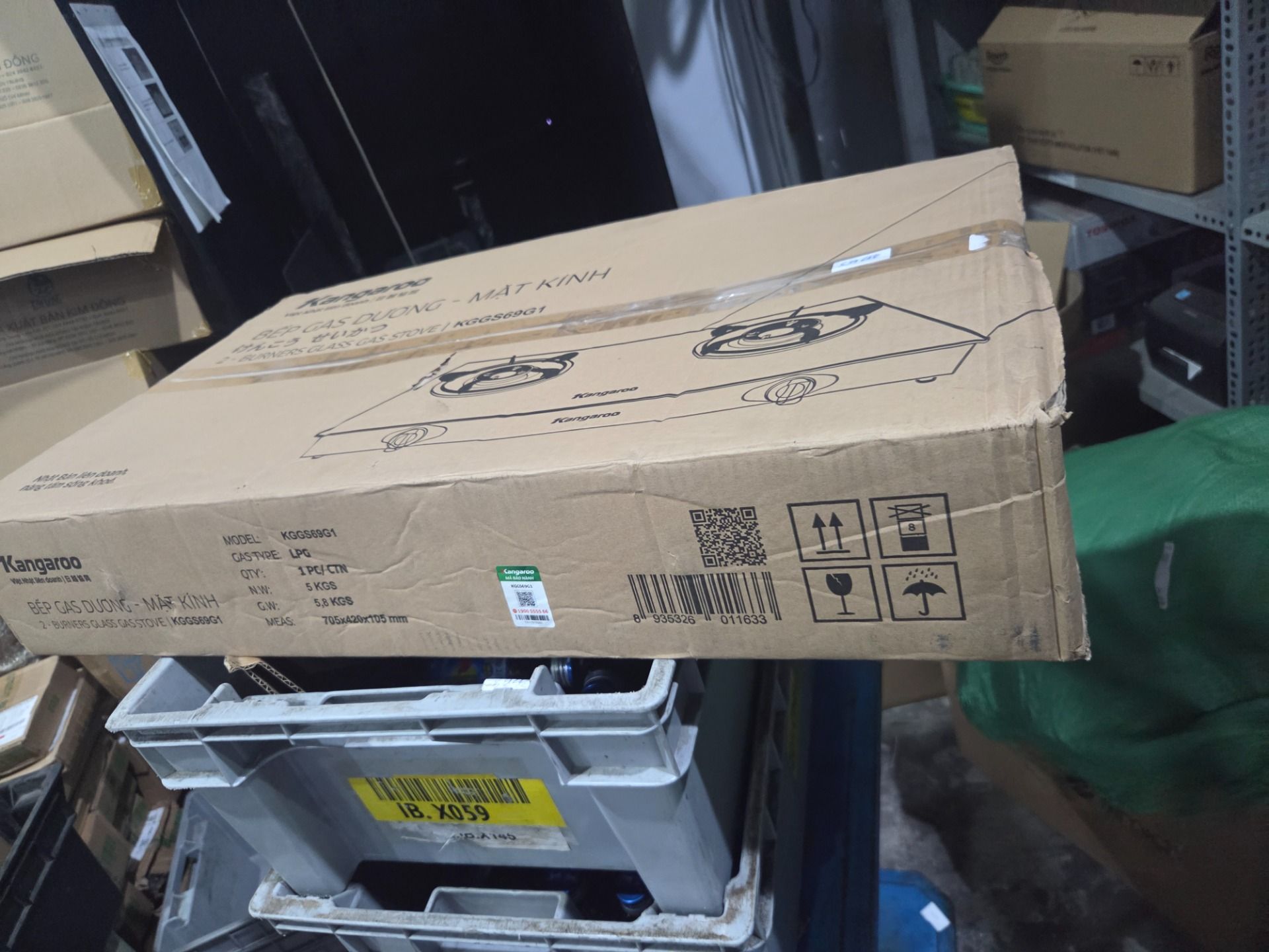 Bếp ga dương Kangaroo KGGS69G1 - Hàng chính hãng