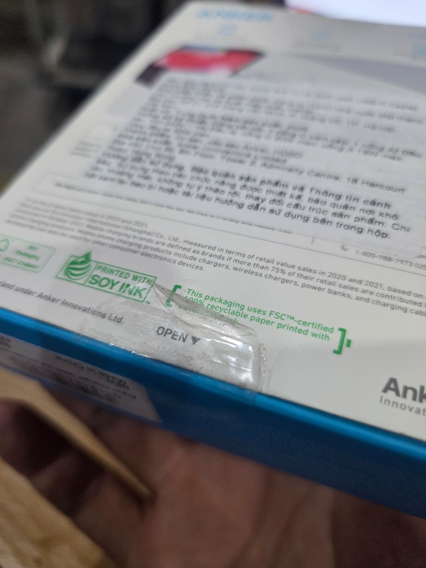 Củ sạc Anker 312 1C1A 20W (with USB-C Cable) Trắng (White) B2348 - Hàng Chính Hãng