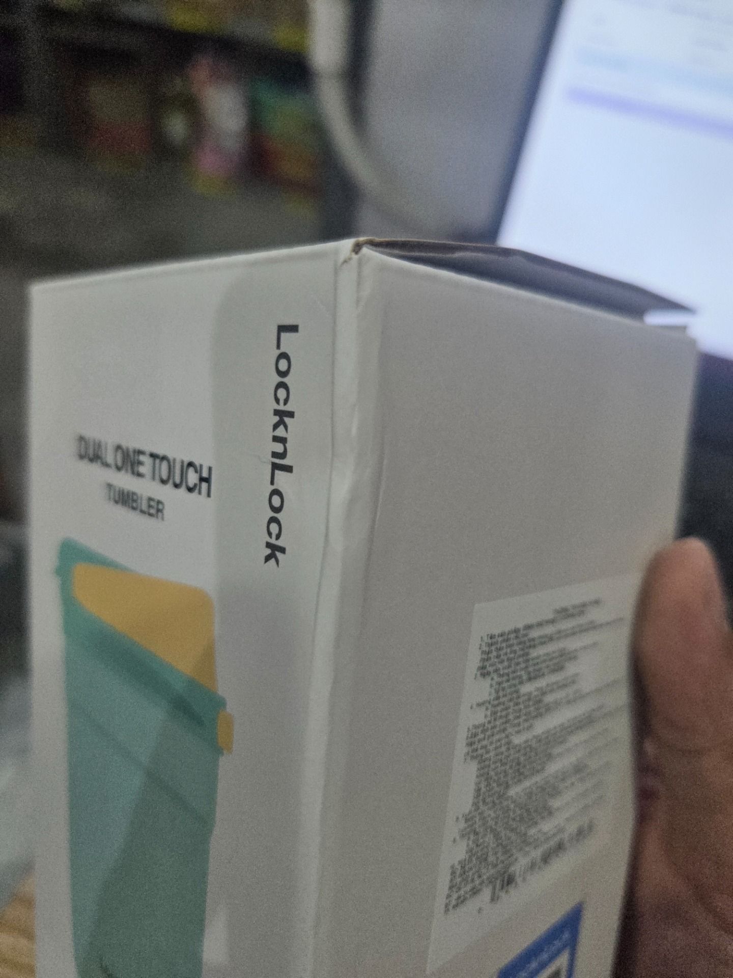 Bình giữ nhiệt LocknLock Dual One Touch Tumbler 320ml - LHC3276 - LHC3276MIT - Mint