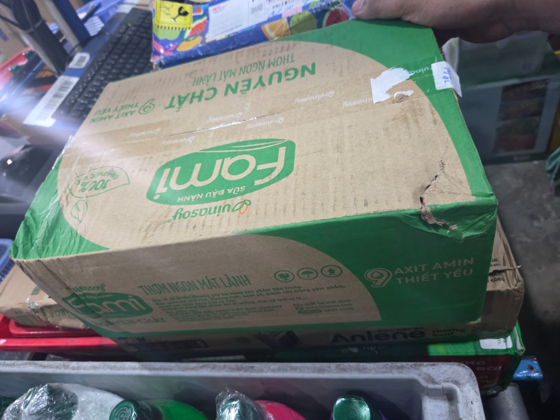 Thùng Sữa đậu nành Vinasoy Fami nguyên chất (200ml x 40 Bịch)