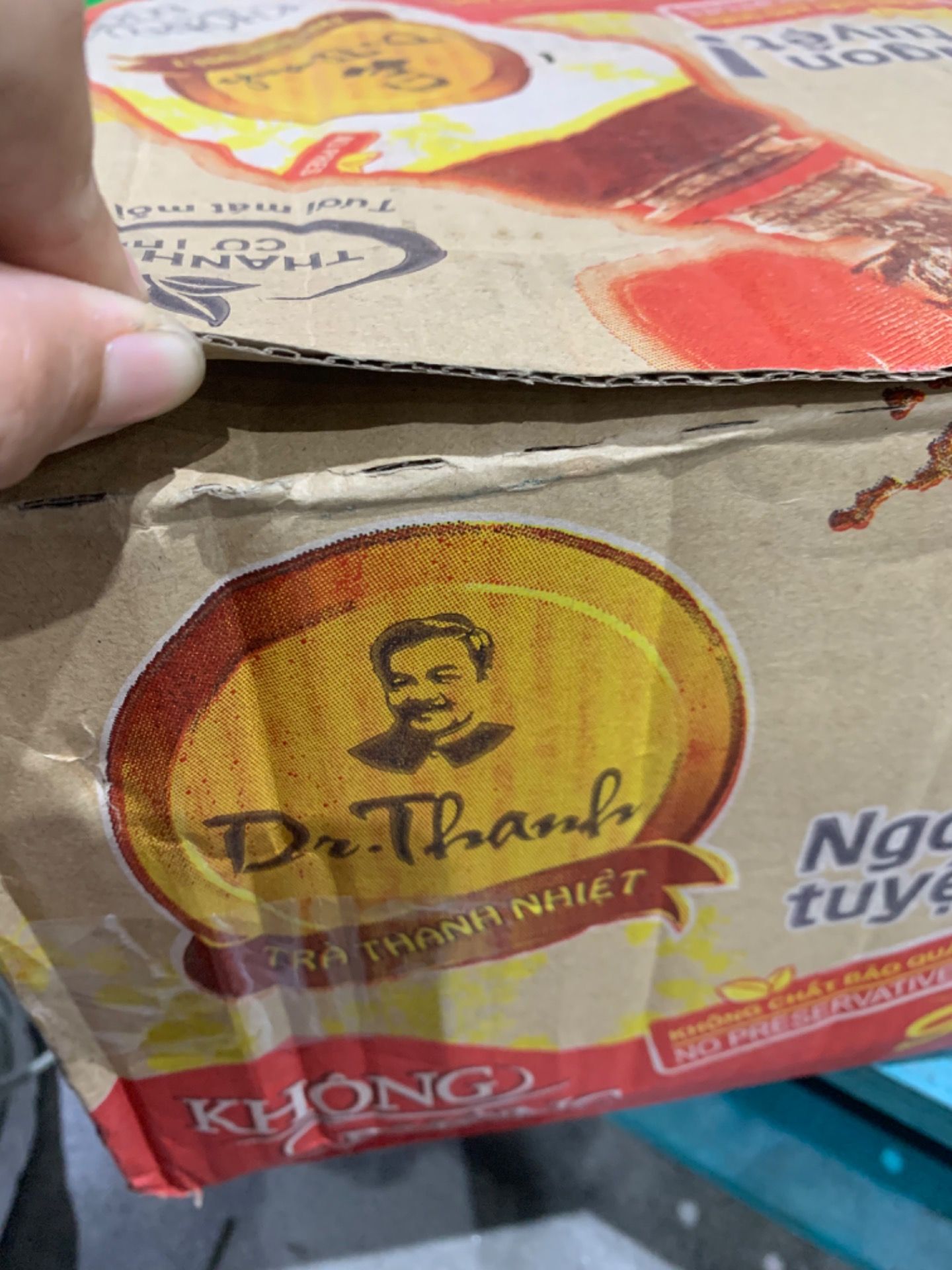 Thùng 24 chai Trà Thanh Nhiệt Dr Thanh không đường chai PET 330 ml