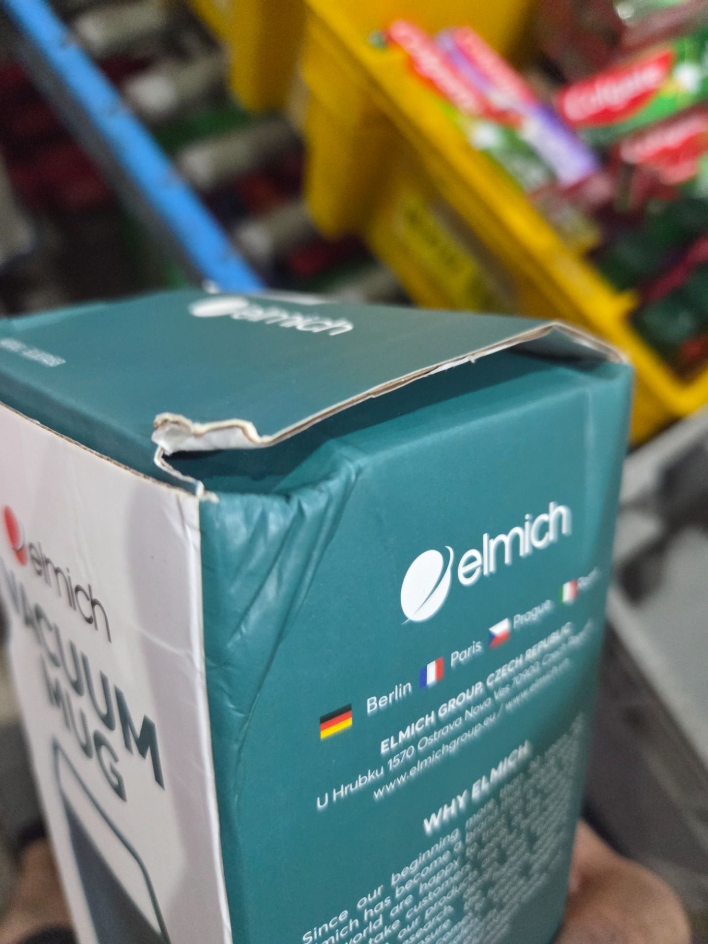 Cốc giữ nhiệt inox 304 Elmich EL8374 dung tích 600ml (màu ngẫu nhiên)