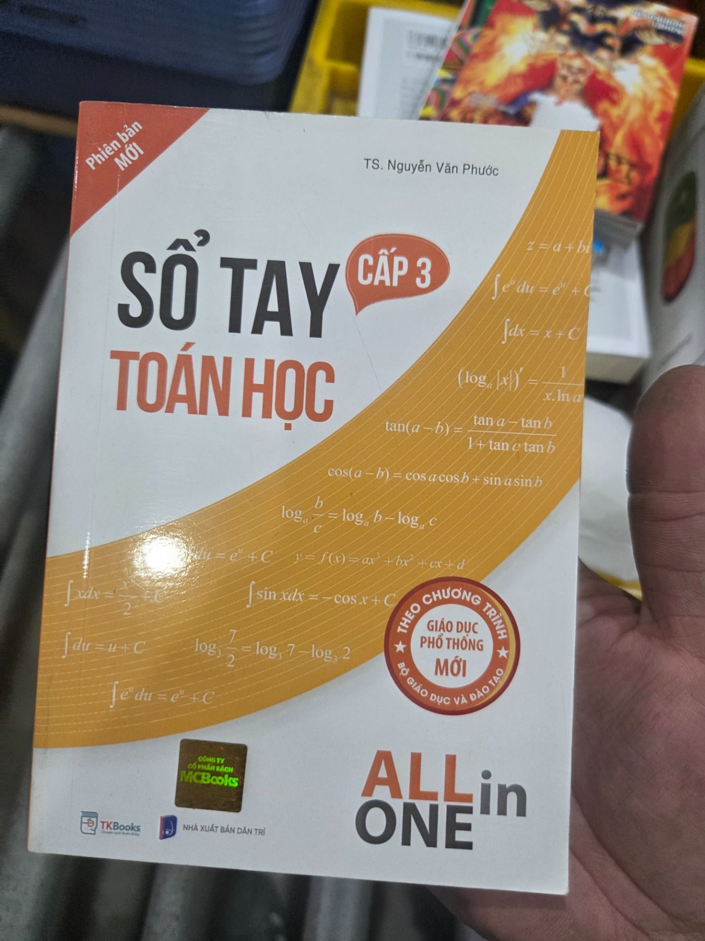 Sách All In One - Sổ Tay Toán Học Cấp 3