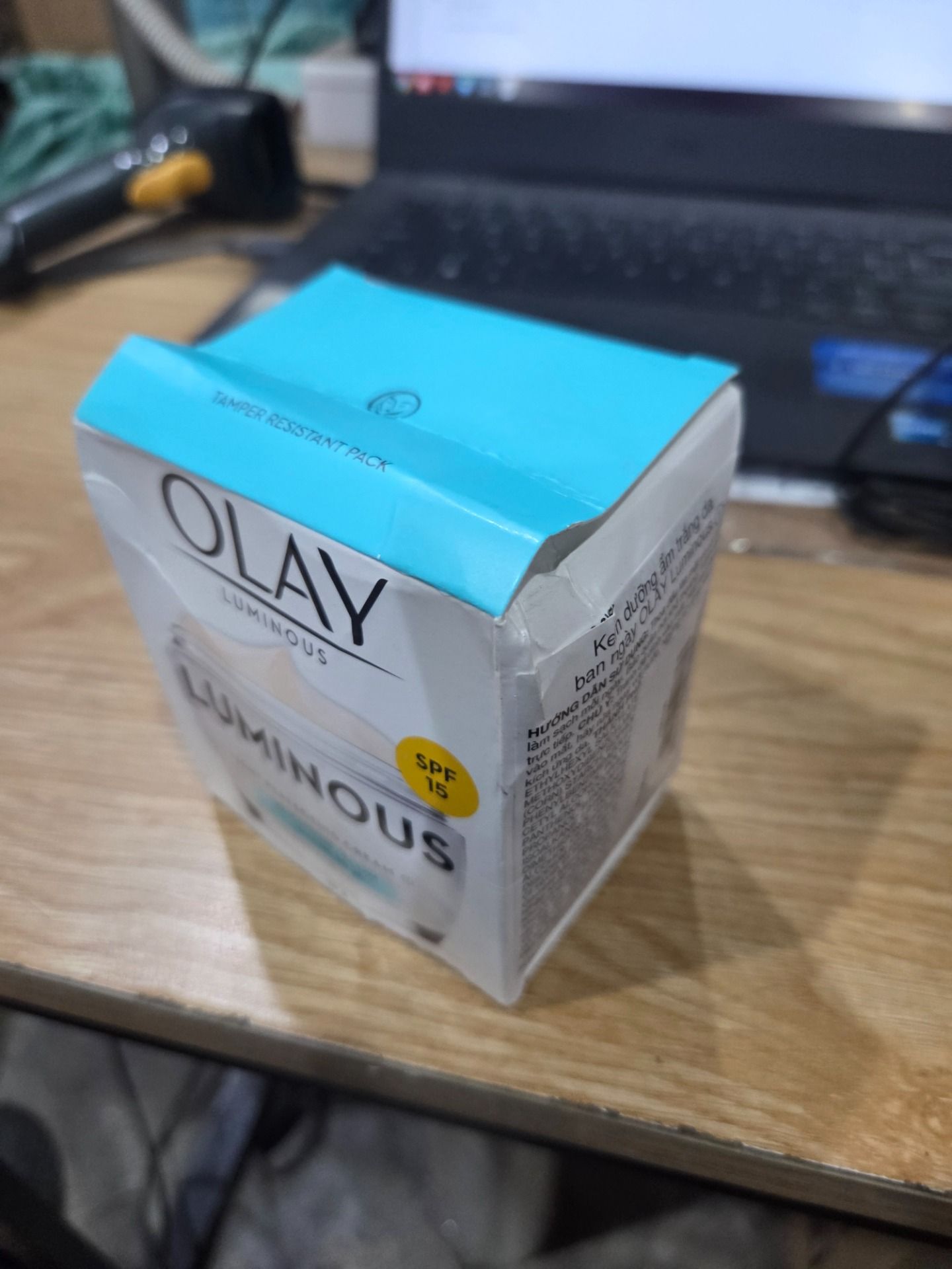 Kem Dưỡng Da Ban Ngày OLAY Luminous Trắng Da Mờ Thâm Nám SPF15+ 50g