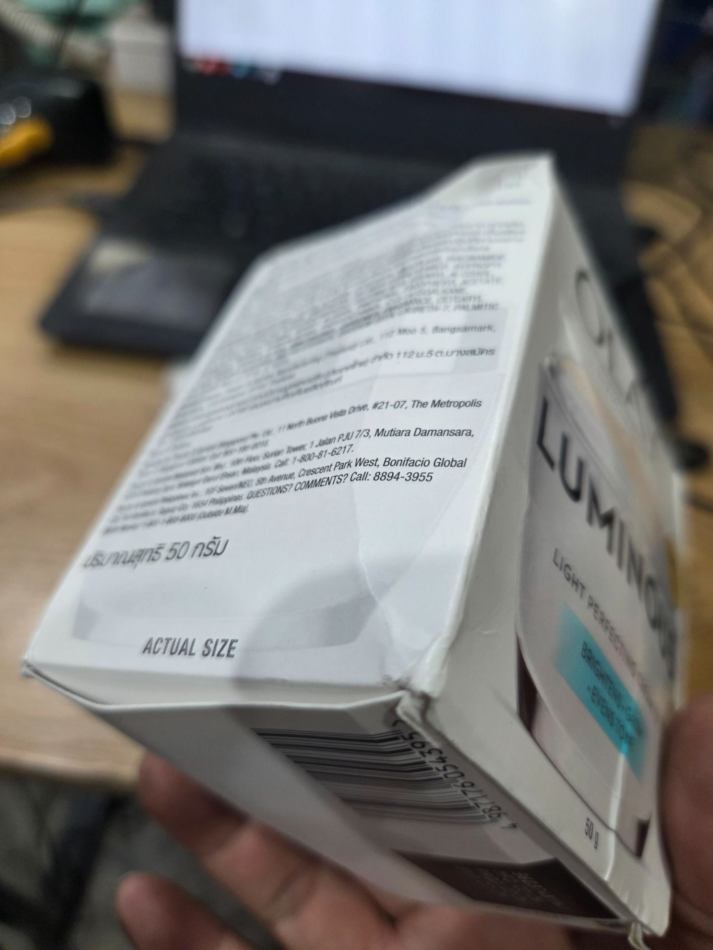 Kem Dưỡng Da Ban Ngày OLAY Luminous Trắng Da Mờ Thâm Nám SPF15+ 50g