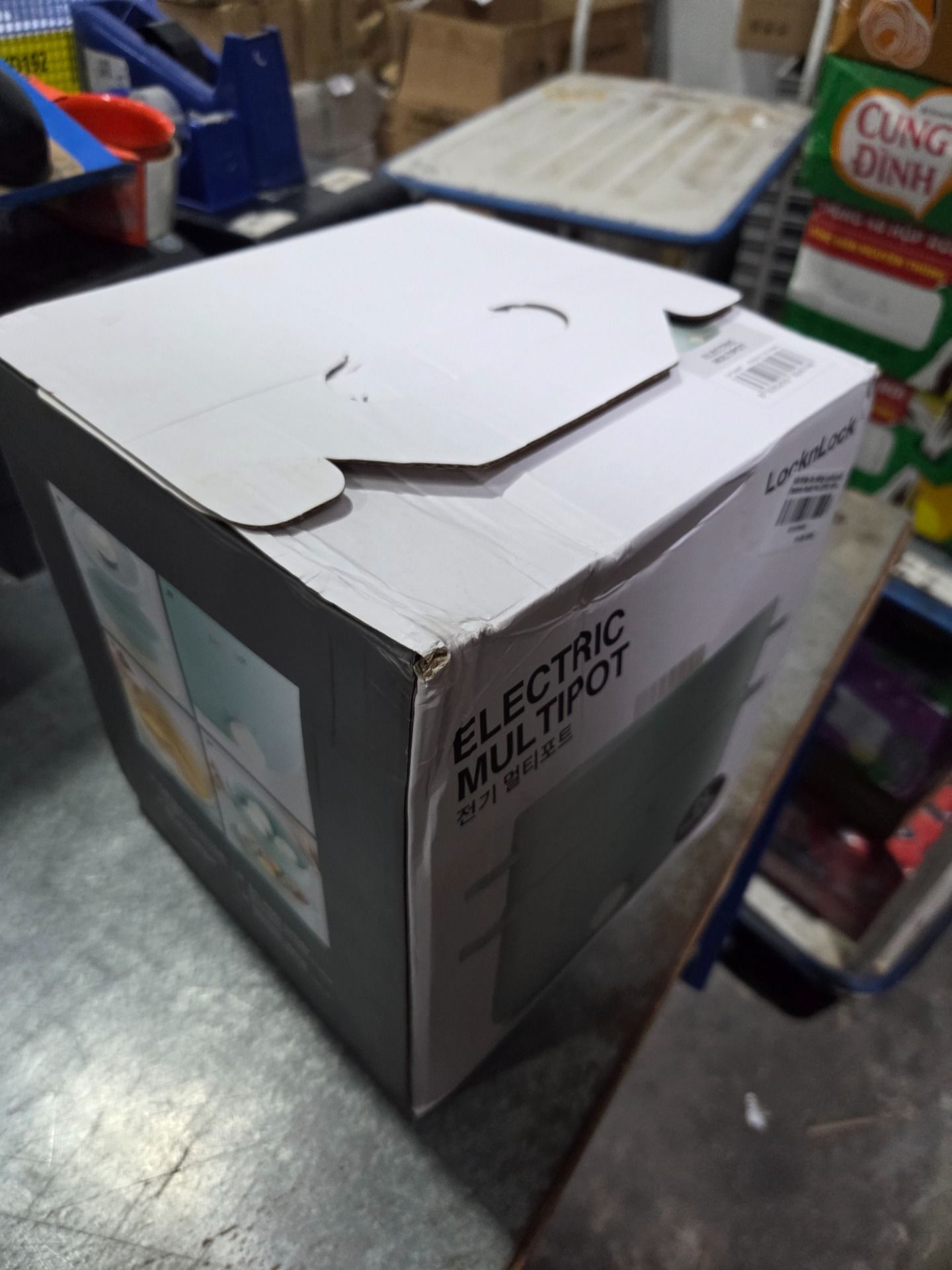 Nồi Điện Đa Năng LocknLock Electric Multi Pot 220V, 50Hz, 600W, 2.0L - Màu Mint - EJP156 - Hàng chính hãng