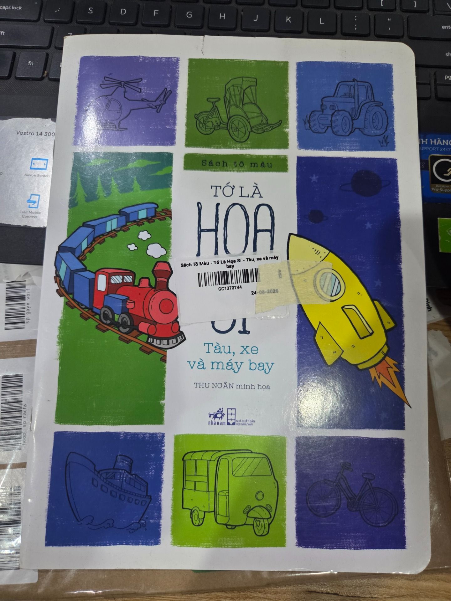 Sách Tô Màu - Tớ Là Họa Sĩ - Tàu, xe và máy bay