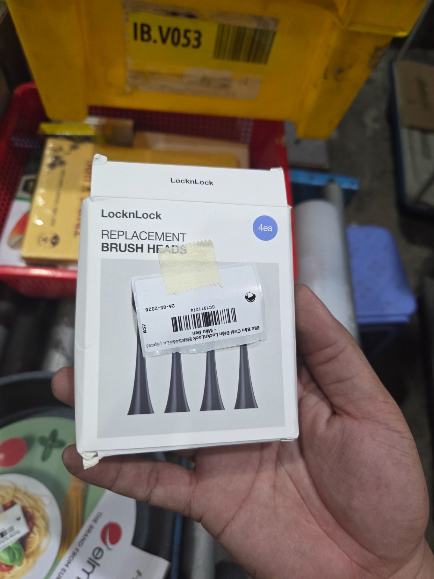 Đầu Bàn Chải Điện LocknLock ENR546BLK (4pcs) - Màu Đen
