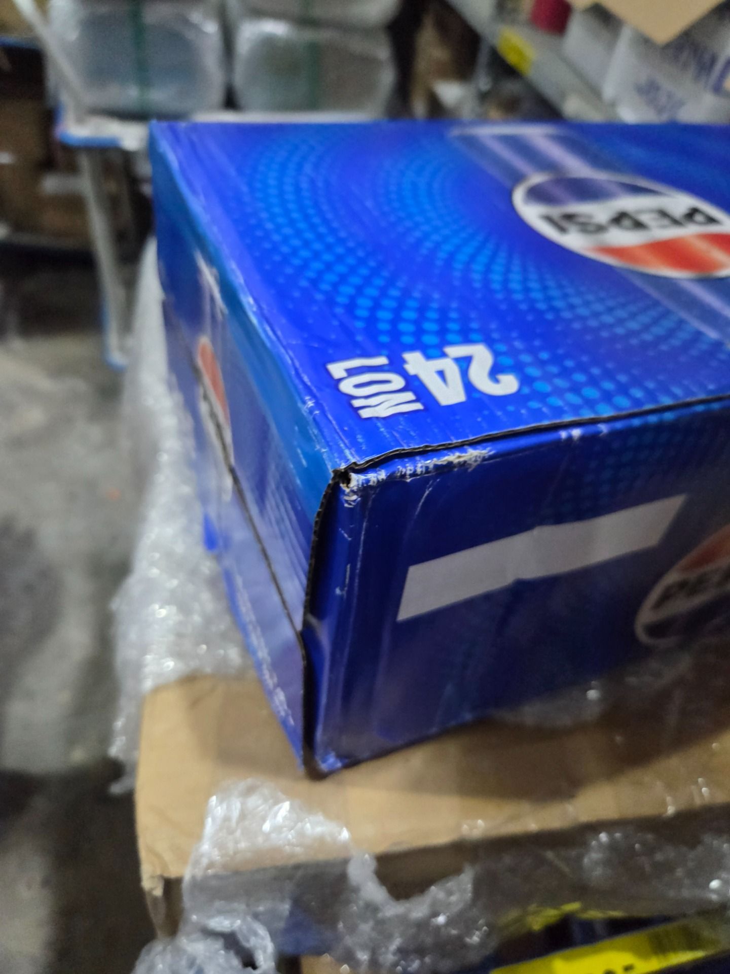 Thùng 24 Lon Nước Ngọt Có Gaz Pepsi lon xanh (320ml/lon)
