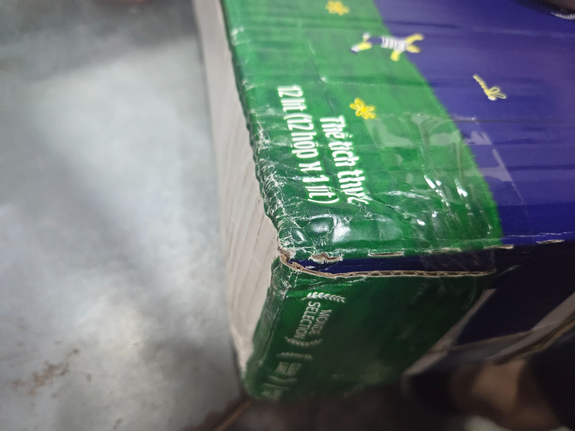 Thùng 12 Hộp Sữa tươi Vinamilk Green Farm rất ít đường 1L