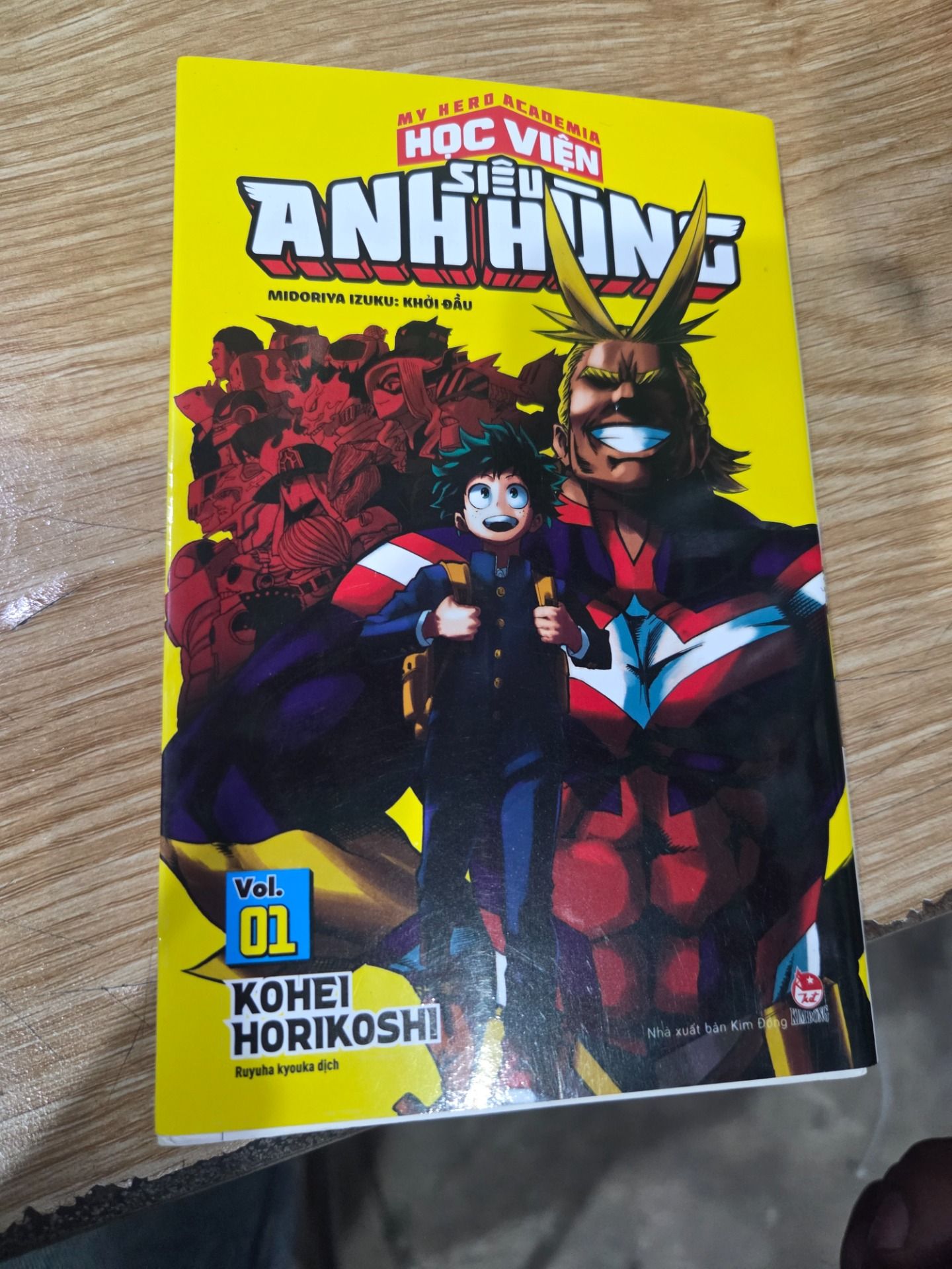 My Hero Academia - Học Viện Siêu Anh Hùng Tập 1: Midoriya Izuku: Khởi Đầu (Tái Bản)